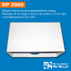 DP2000 - Difusores para pared Todo en Chapa, únicos en su estilo!! - comprar online
