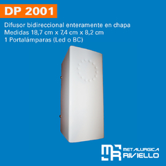 DP2001 - Difusor Para 1 Luz Led O Bc Ideal Pasillo O Hall!! - comprar online