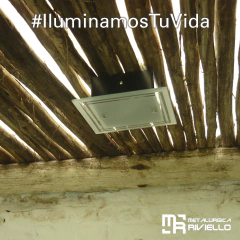 P502 - Plafón Artesanal Para 1 Luz Led O Bc Únicos En El Mercado!!