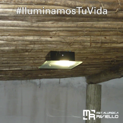 P502 - Plafón Artesanal Para 1 Luz Led O Bc Únicos En El Mercado!!