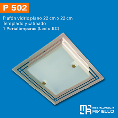 P502 - Plafón Artesanal Para 1 Luz Led O Bc Únicos En El Mercado!! - comprar online