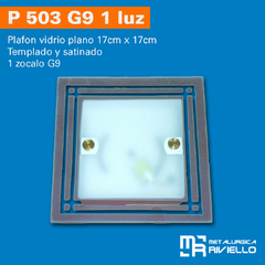 P503 G9/1 - Plafones Mini Para Lámparas G9. Espectaculares Y Únicos!! - comprar online