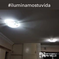 P601 - Único Plafón Para 2 Luces En Vidrio Curvo!! - tienda online