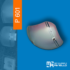 P601 - Único Plafón Para 2 Luces En Vidrio Curvo!!
