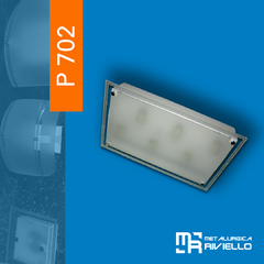 P702 - Plafón Vidrio Templado Rectangular Para 6 Luces Led O Bc!!