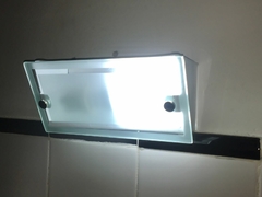 PB401 - Plafón De Pared Con 2 Vidrios Ideal Para Baño Apto Led O Bc - tienda online