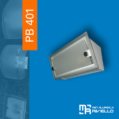 PB401 - Plafón De Pared Con 2 Vidrios Ideal Para Baño Apto Led O Bc