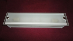 PB410 - Plafón De 2 Luces Para Pared Con 2 Vidrios Rectos!! en internet