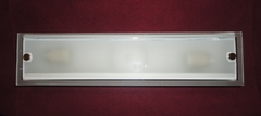 PB410 - Plafón De 2 Luces Para Pared Con 2 Vidrios Rectos!! - Metalúrgica Riviello