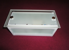 PB421 - Plafón De Pared Con 3 Vidrios apto para forma Horizontal o Vertical!! - Metalúrgica Riviello