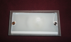 PL411 - Plafón con 2 vidrios y plaqueta de LED removible!! en internet