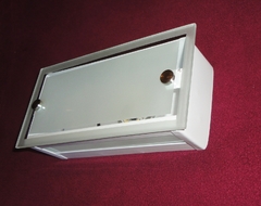 PL411 - Plafón con 2 vidrios y plaqueta de LED removible!! - tienda online
