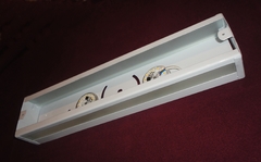 PL420 - Plafón con 3 vidrios y 2 placas Led removibles, incomparable!! - Metalúrgica Riviello