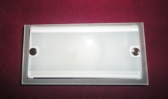 PL421 - Plafón con 3 vidrios y 1 plaqueta de LED removible!! en internet