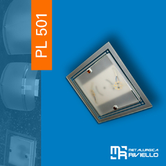 PL501 - Plafón con LED 2x10W removibles y directos a 220v UNICO en el mercado!!!