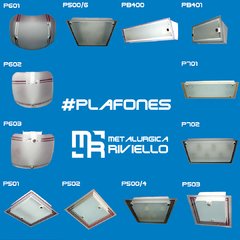 Imagen de P701 - Plafones Para 4 Luces Únicos En El Mercado