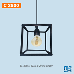 C2800 - Colgante de hierro 1 luz Minimalismo Puro!! - comprar online