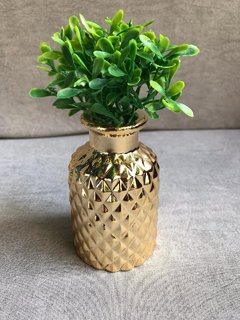 Mini vaso elegance dourado