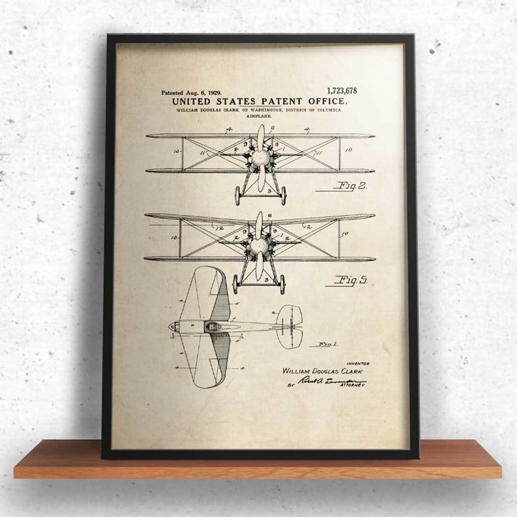 Cuadro Avión Planos - Comprar en andym cuadros