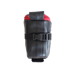 Imagen de Estuche Cilíndrico de cámara de bicicleta + Correa Extensible ⠀⠀-⠀⠀ 3 productos en uno (Bajo asiento, Riñonera y Mini-Morral)