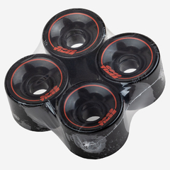 RUEDAS DE LONGBOARD GOODTIMES CRUISER BLACK RED 65MM - comprar online