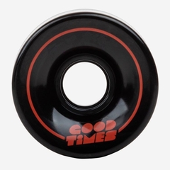 RUEDAS DE LONGBOARD GOODTIMES CRUISER BLACK RED 65MM