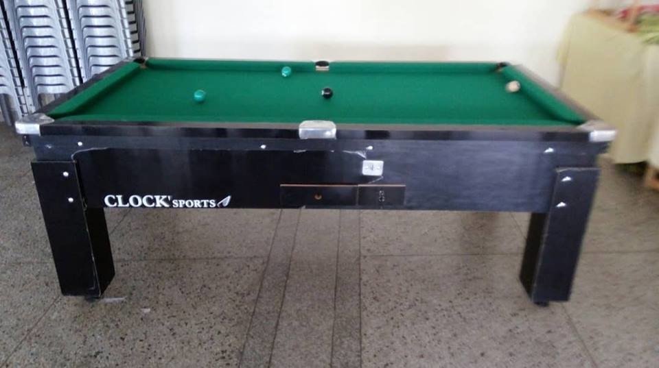 Mesa De Sinuca Bilhar 1,90 X 1,10 Residencial Jogos Snooker