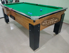 MESA DE TÊNIS DE MESA ( PING PONG ) COR PRETA DE 15 MM DE MDF. CLOCKSPORT