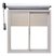 Ventana Aluminio Bco Vidrio Entero 180x150 + Cortina Pvc Ref