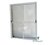 Balcon Aluminio Bco 120x200 vidrio entero en internet