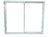 Ventana Aluminio Bco 150x150 vidrio entero en internet