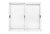 Imagen de Ventana Aluminio Bco 100x110 vidrio entero