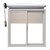 Ventana Aluminio 240x150 C/ Cortina Ref