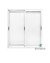 Ventana Aluminio Bco 120x150 vidrio entero