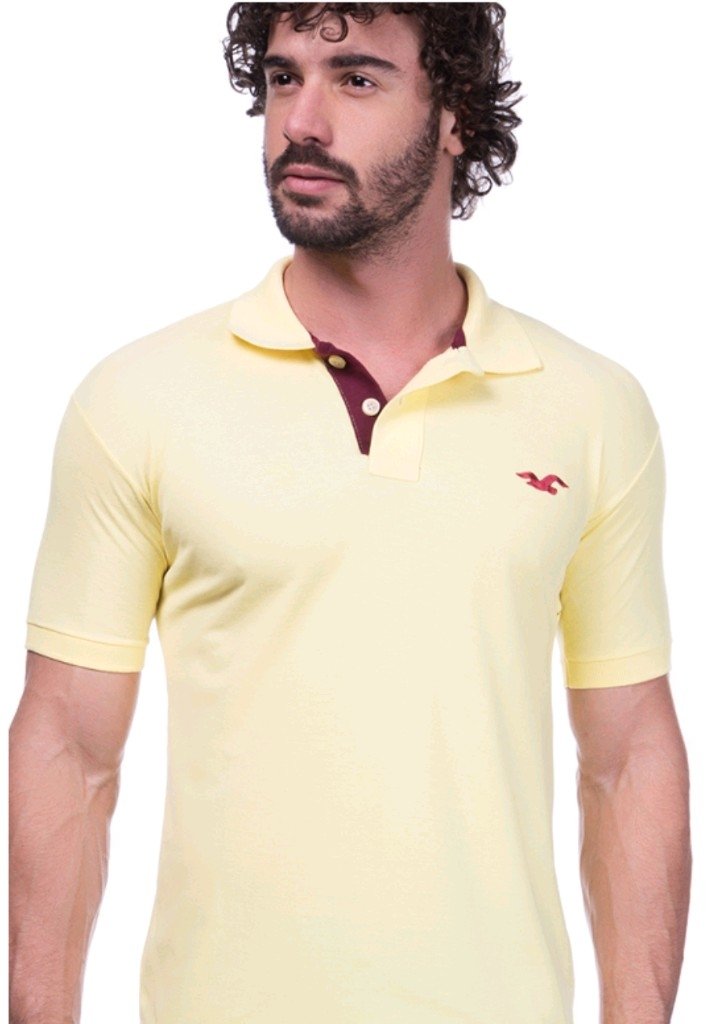 camisa hollister gola polo