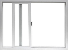 Imagen de Ventana de PVC 1,20 x 0,60 Blanca Vidrio 4mm cierre lateral unipunto Línea FRA