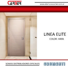 Puerta Placa ELITE Gromanti 0,80 x 2,20 Marco de Madera con Contramarcos Regulables - comprar online