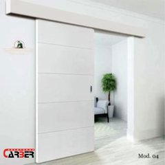 Puerta Granero MADISON MELAMINA TEXTURADA Herraje Colgante 70 / 80 / 90 x 2,00 - comprar online