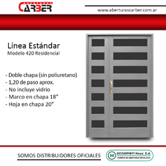 modelo 420 residencial occhipinti aberturas carber