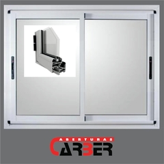 Ventana Balcon MODENA De 3,00 X 2,00 Vidrio DVH 4/9/4 en 3 o 4 hojas - comprar online