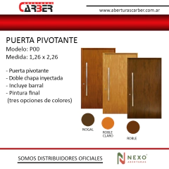 pivotante p00 simil madera nexo aberturas carber