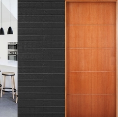 Puerta de Embutir 0,70 Sofia - Monica - Americana Enchapada en cedro sobre MDF 5,5 CH18 Gromanti