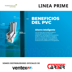 Ventana Simil Madera PVC PRIME DVH 4/12/4 de 2,00 x 1,50 Color Blanco Multipunto (el precio que figura es en DOLAR OFICIAL)  en internet