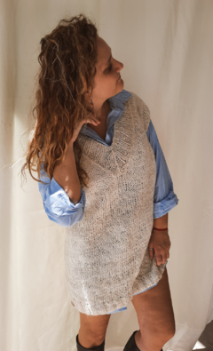 Chaleco Madrid | Tejido Puro lana de llama - comprar online