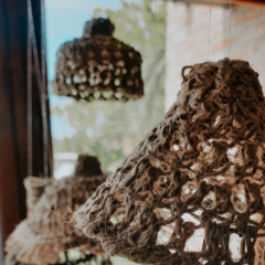 Pantalla | Tejida a mano yute natural - tienda online