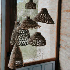 Pantalla | Tejida a mano yute natural - comprar online