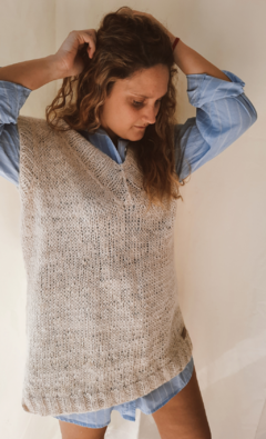 Chaleco Madrid | Tejido Puro lana de llama - Nacra shop