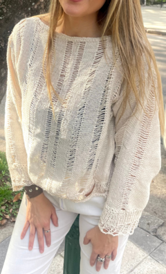 Sweater Tina | Tejido Puro hilo de Algodón