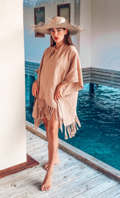 Ruana Amazonas Avellana UNISEX