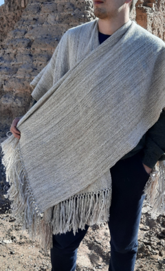 Ruana Abel | 100% Lana de llama Unisex - Nacra shop